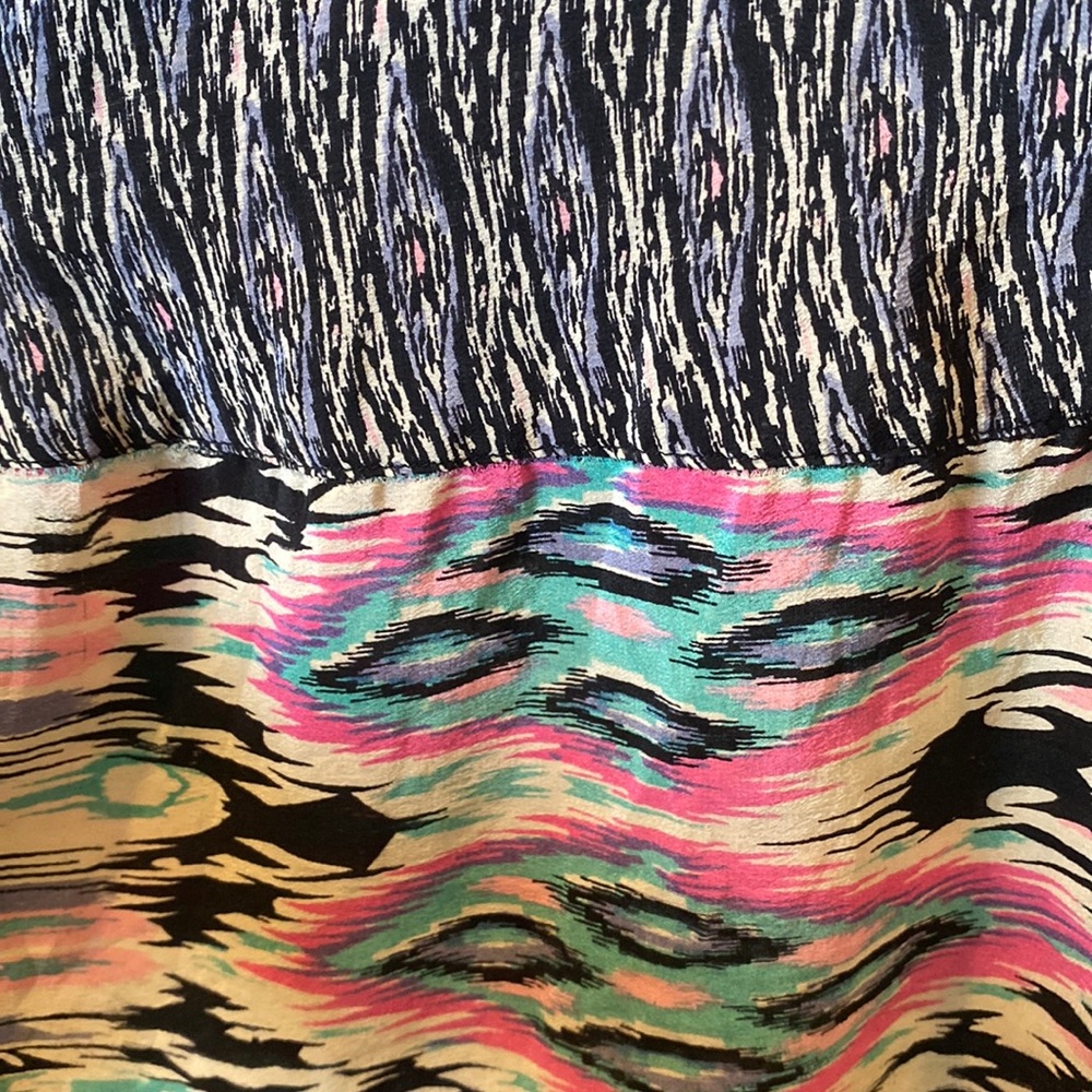 Tolani silk maxi skirt